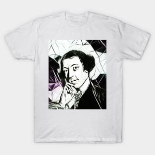 Horace Walpole Black and White Portrait | Horace Walpole Artwork 3 T-Shirt